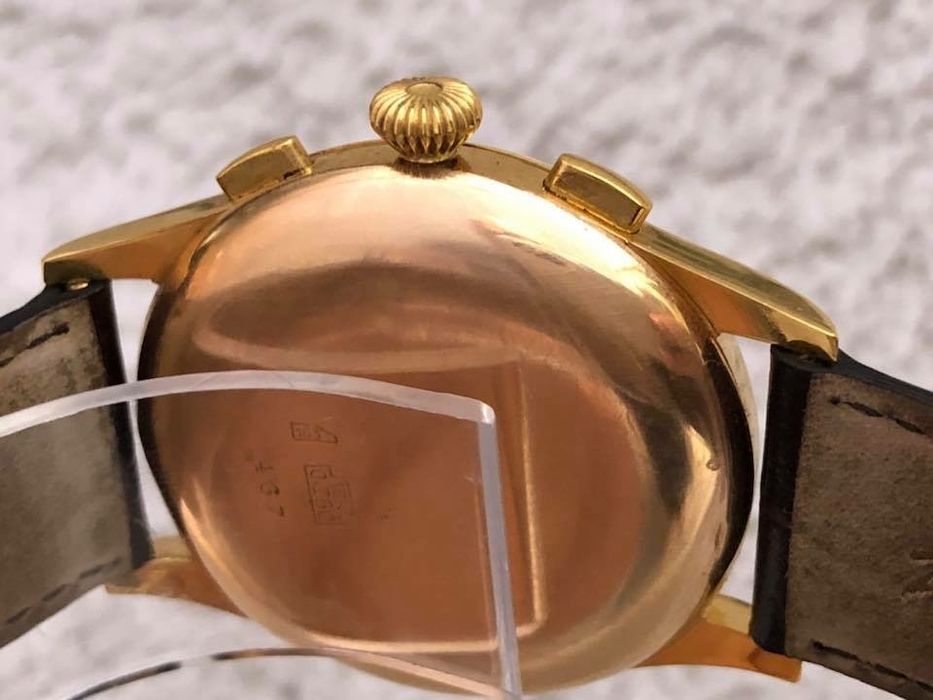 Златен мъжки часовник хронограф от 1950 г.