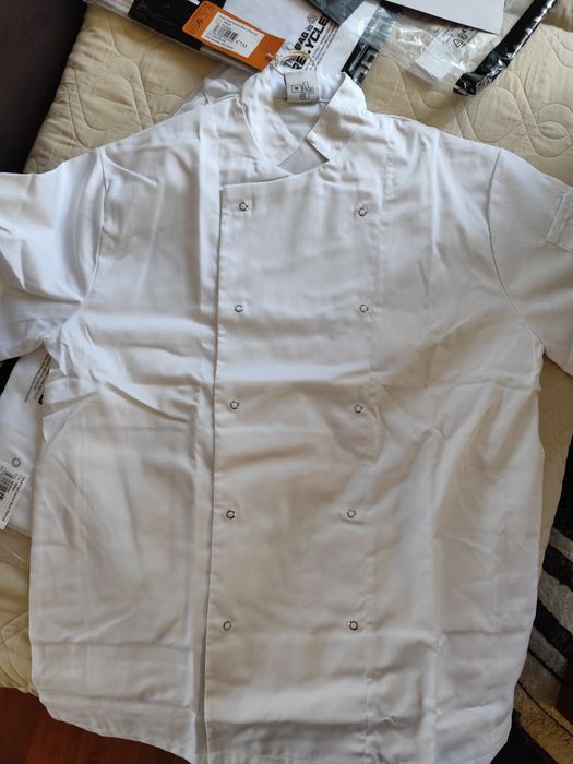 Готварска куртка къс ръкав НОВИ!