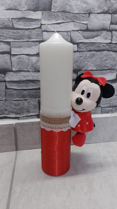 Lumanare botez fetite si baietei