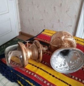 Голяма метална газена лампа "R. Ditmar Brunner Vien" - Австрия