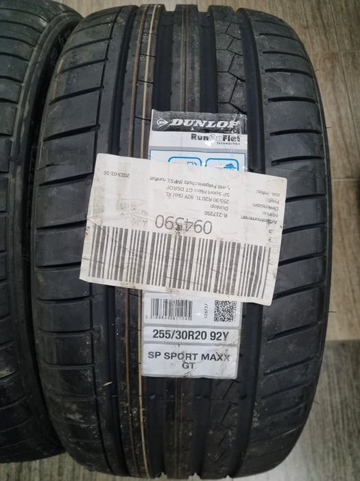 2 anvelope vara noi 255 30 20 Dunlop