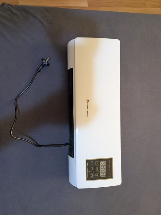 Mini aer conditionat cu ventilator 2 in 1, 55 cm, Rece/Cald, 16 - 40 grade, 1800W  cu telecomanda  Alb