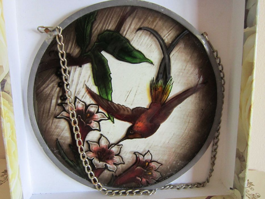 cadou rar Pasare Colibri Suncatcher Tiffany Germany