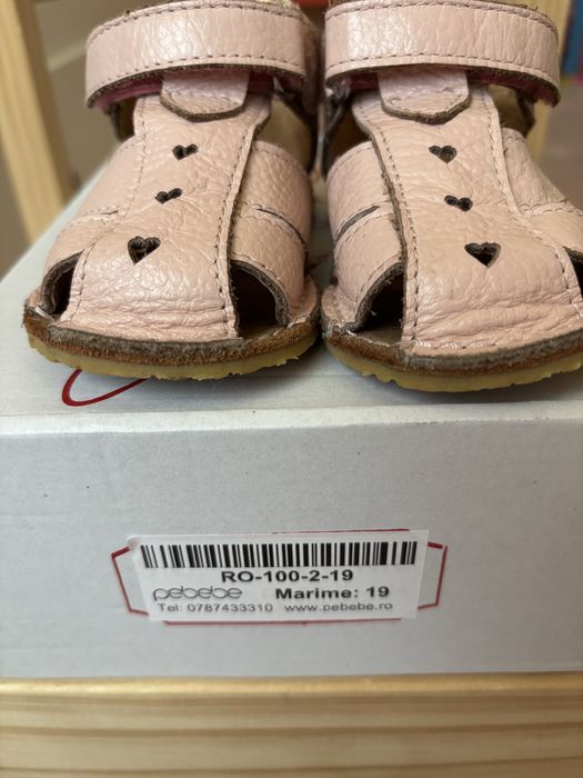 Sandale barefoot piele Angel marimea 19