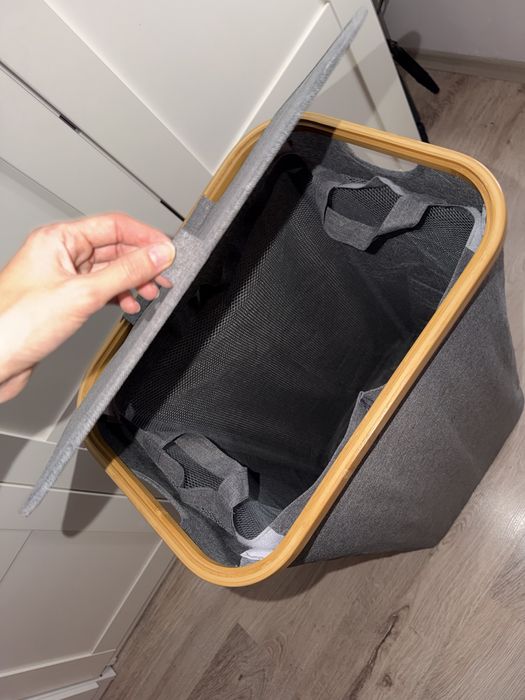 Голям кош за пране с капак