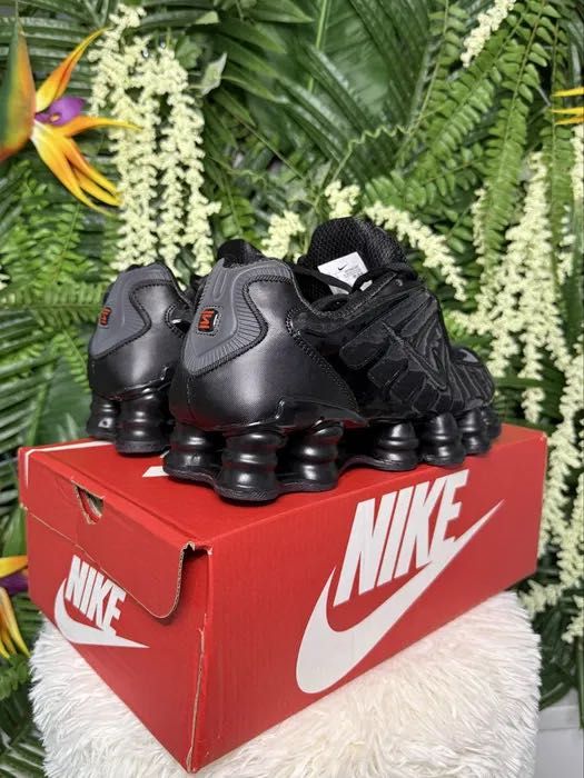 !НОВИ! Nike Shox TL | Triple Black | + КУТИЯ