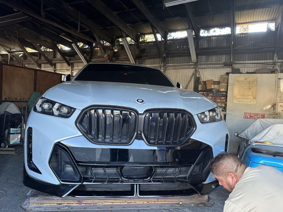 Pachet Prelungiri BMW G06 X6 Facelift Lci Bara fata Praguri Difuzor