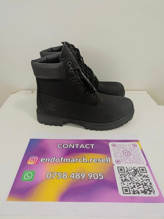 Ghete iarna Timberland negru (mărimi: 40,41,42,43,44,45,46)