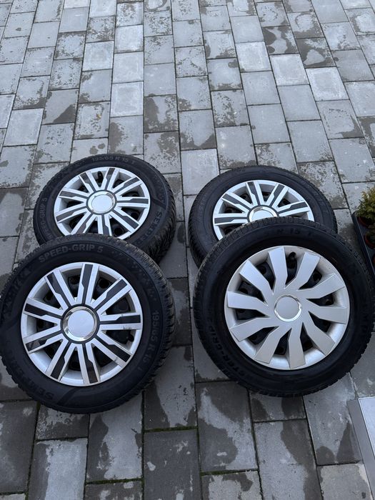 jante tabla cu anvelope iarna semperit 195 65 r15