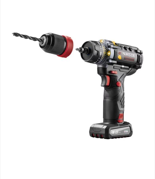 Set Mașină de înșurubat parkside performance 12 v 80 Nm ediție limitat