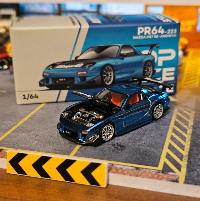 Pop Race 1:64 Mazda RX-7 Amemyia macheta auto premium de colectie