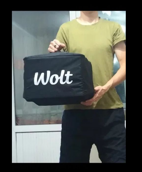 сумка wolt для курьеров