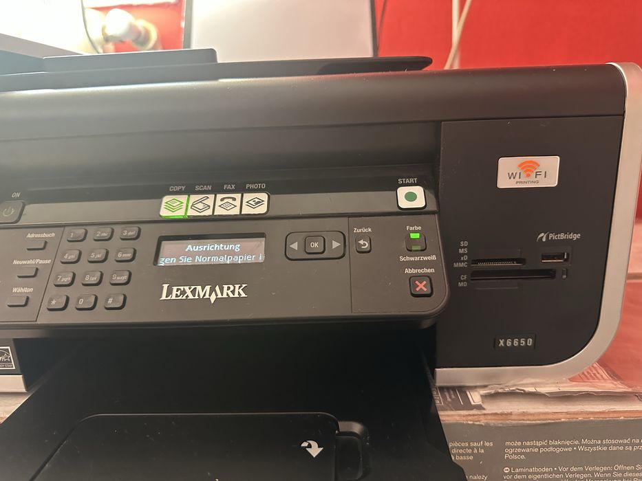 Imprimantă multif Wireless Lexmark X6550 (Negru)