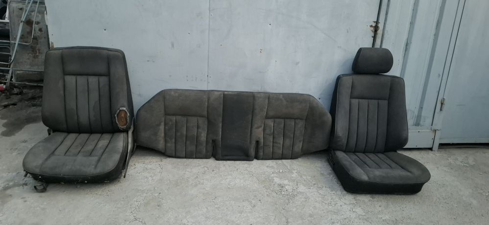 Салон Mercedes-Benz W124 чёрная ёлка