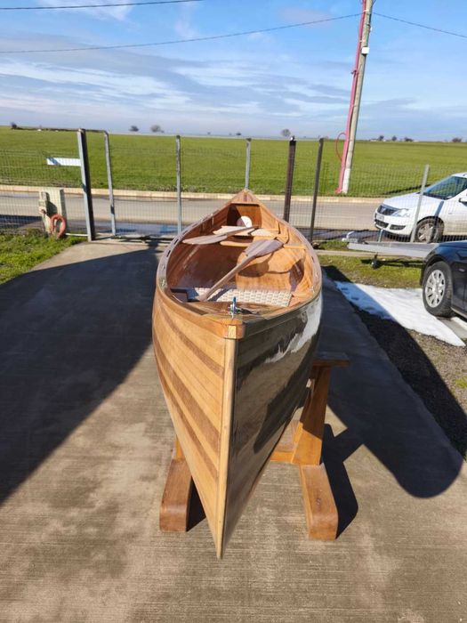 Canoe Custom 4.9m – Lemn de Tei & West System Epoxy – Noua /Premium