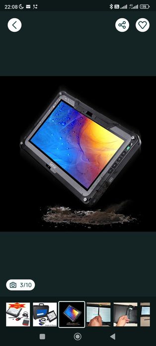 Tester auto 12/24V Model 2026 + Tableta Militara GETAC 10.1" Lb Romana