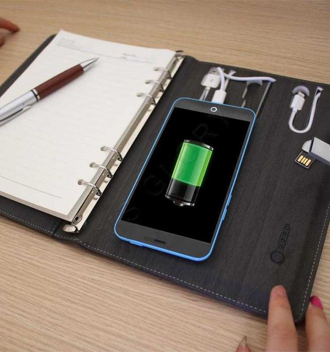 Блокнот С Power Bank: Удобство И Энергия В Одном Устройстве