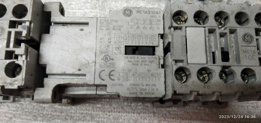 Kонтактори нисковолтови бобини