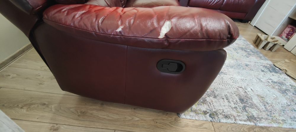 Дивани от естествена  кожа двойка и тройка