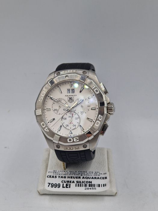 Ceas Tag Heuer Aquaracer Curea Silicon GARANTIE #28455