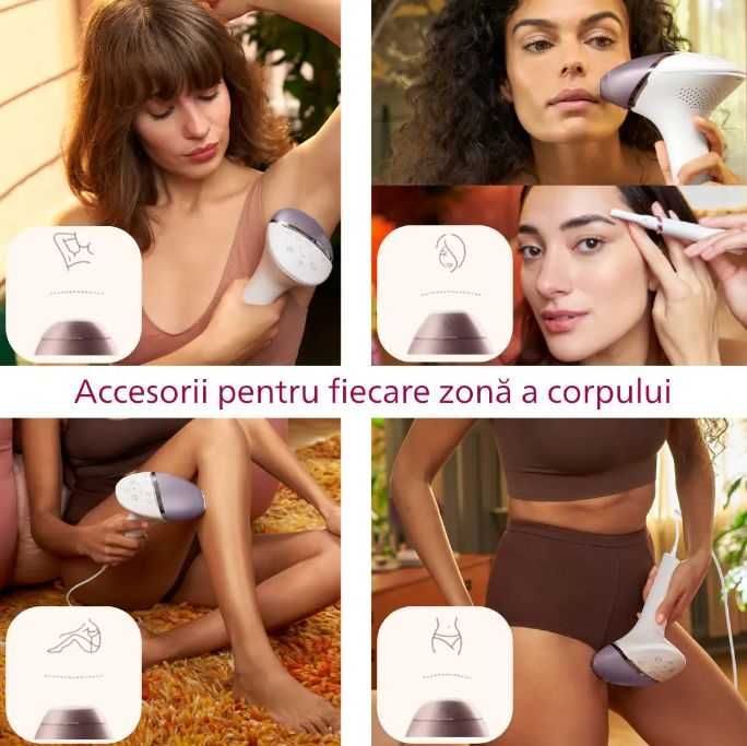 Epilator IPL Philips Lumea BRI949 450000 impulsuri, trimmer inclus