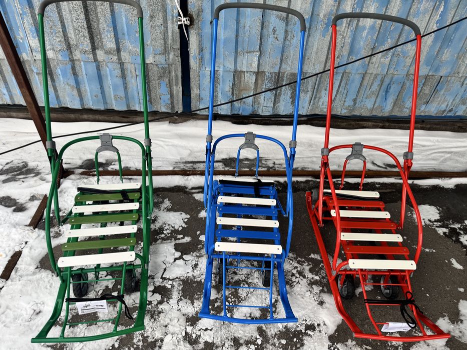 Санки с колесиками