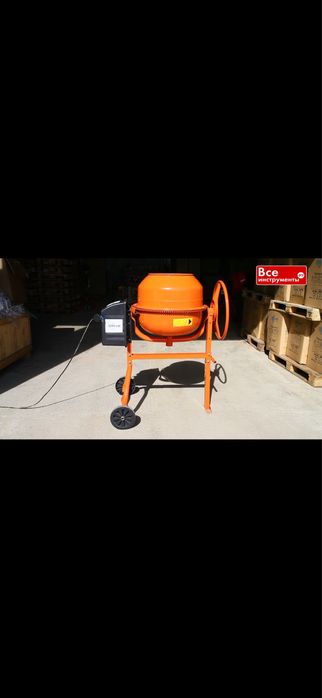 Бетонобъркачка/Миксер за бетон 800W 200литра Grasko