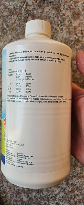3l Substanta tratare piscina anticalcar+rugina