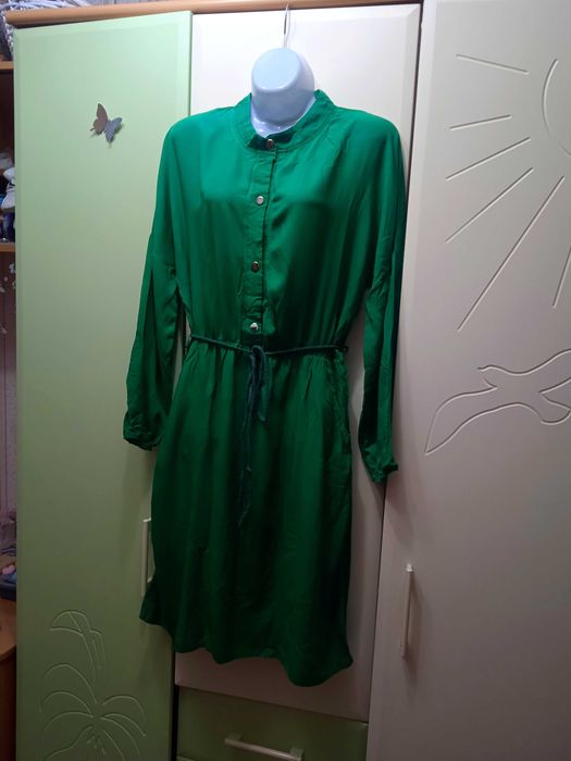 Лёгкое женское платье 50-52