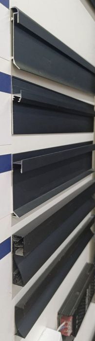 Алюмин Плинтус va Plintus MDF, dyuropolimer, Plastik, Polyuretan