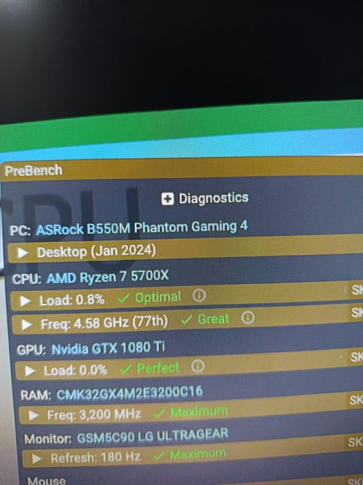 Calculator PC Gaming / Editare | AMD Ryzen 7 5700X | 32GB RAM Corsair MSI Placa Video Nvidia GTX 1080TI 11GB Gaming X