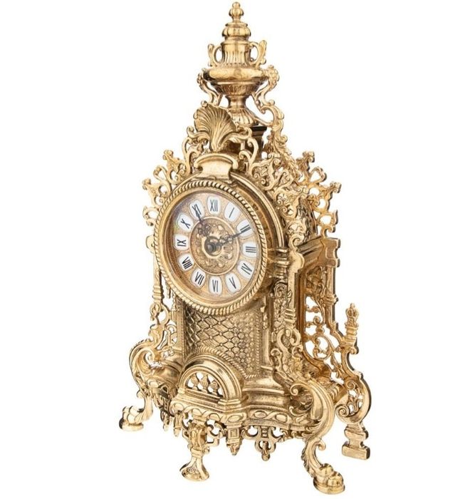 Итальянская настольные часы  покрытия золота