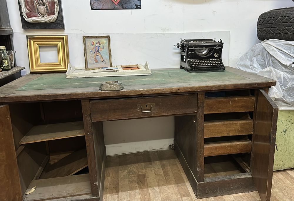 Vand birou vechi lemn masiv