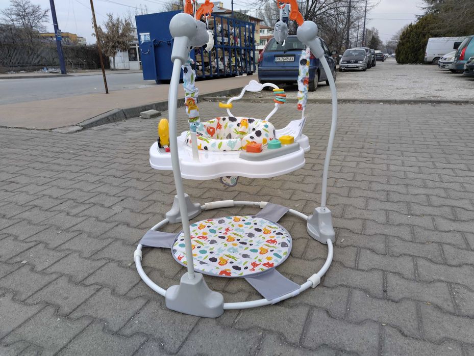 MONI Детско бънджи MAGIC FUN сив