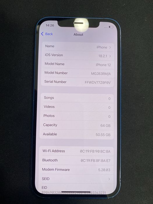 Iphone 12 64 Gb id-swv186