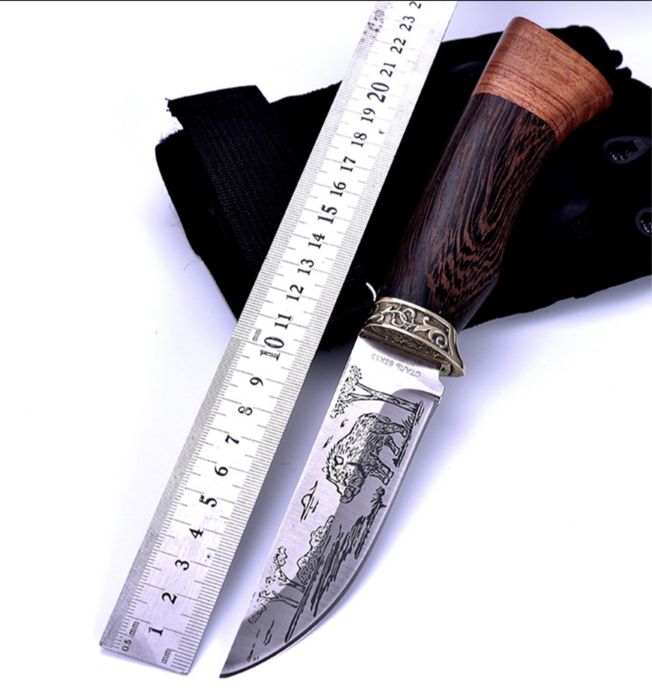 Ловен нож за дране подходящ за ловец туризъм къмпинг