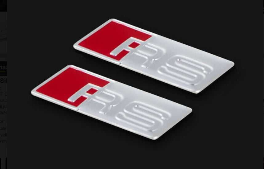 Eмлема Audi S line лого S-line RS / решетка / врати / волан сива черна