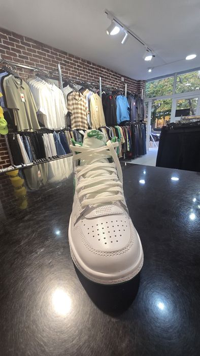 Ghete  sport Nike Air alb/verde