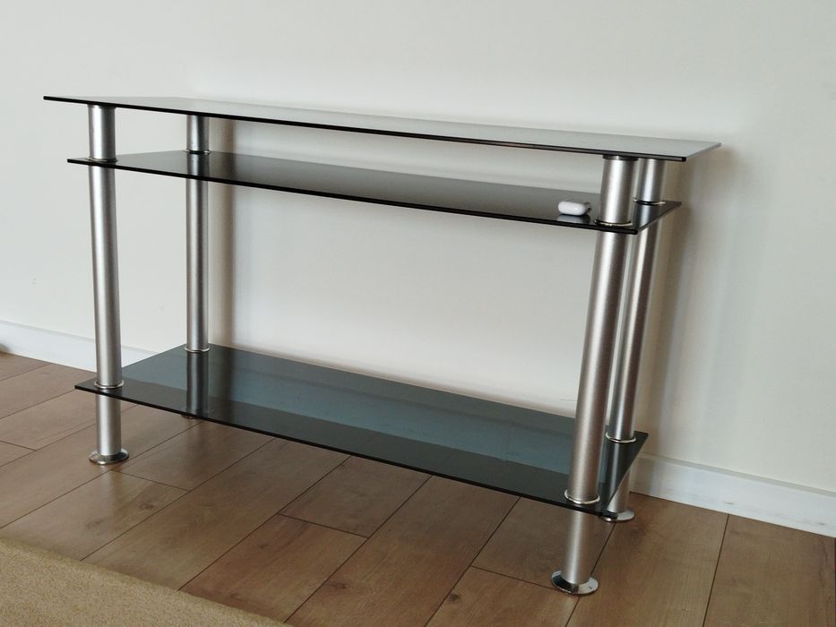 Стол тумба стеклянный.