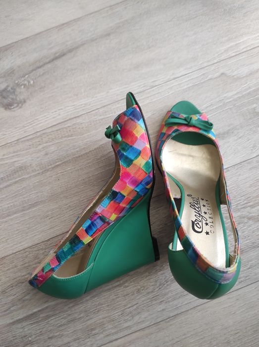 Pantofi sandale piele naturala, măr. 36 Coryllus