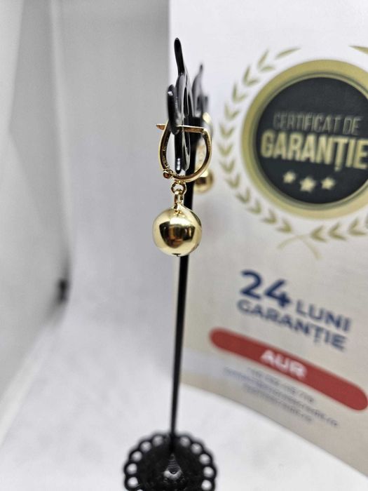 Cercei aur 14K 3.51gr ( Ag1 Alexandru b50876.3 )*Garantie 2 ani