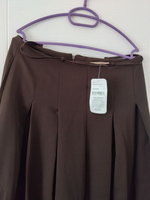 Панталони в черно и кафяво