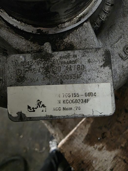 Турбокомпресор за Mercedes om642 320 CDI