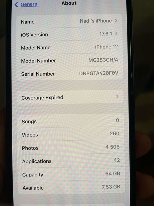 Apple Iphone 12 64GB.