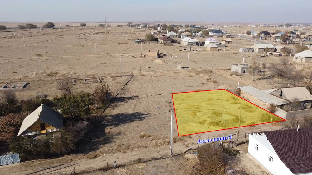 Шубарсу е/м, массив Автомобилист, Аягөз көшесі уч №595 - 6 соток