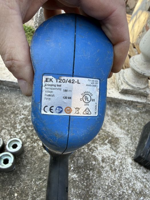 Klauke Ultra+ EK 120/42-L 120KN Инструмент за Кримпване