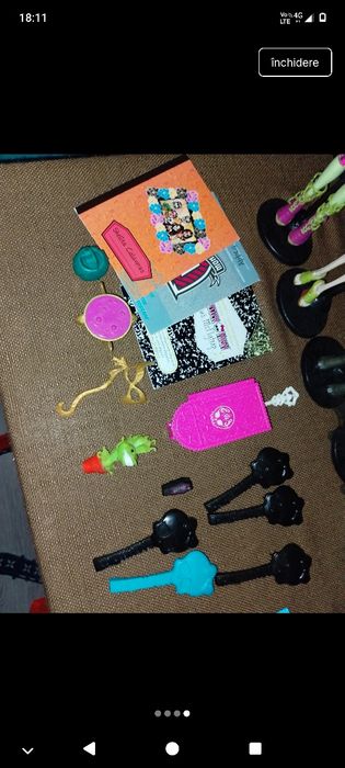 Lot 5 Păpuși Monster High originale Mattel 2008-2012