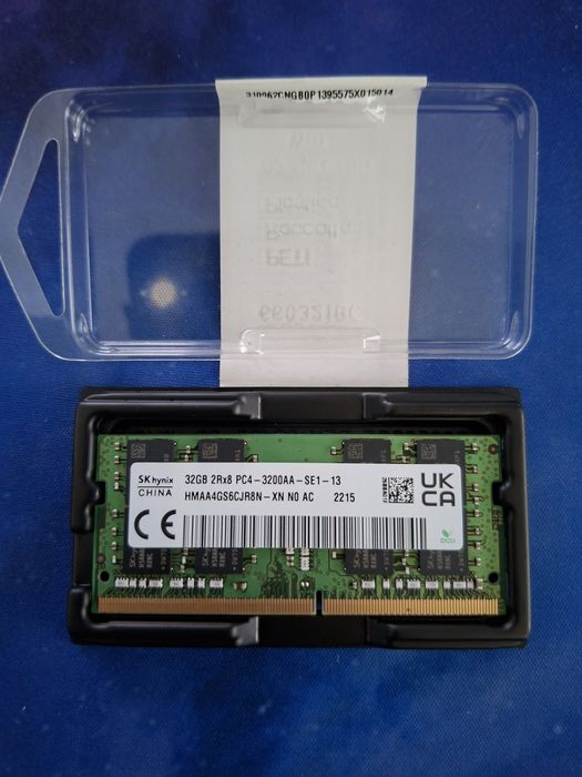 RAM SODIMM Laptop 32GB PC4 3200MHZ