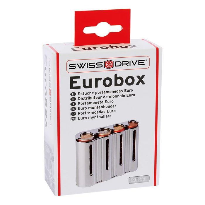 метален стилен монетник sumex eurobox