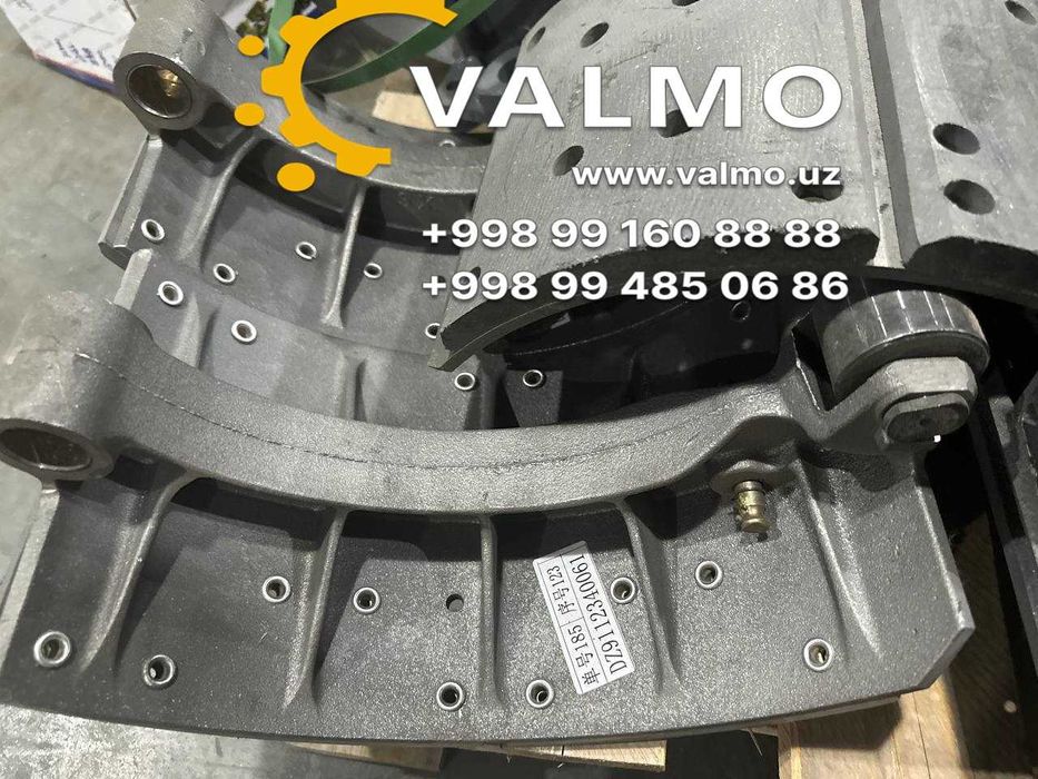 Колодка тормозная SHАCMАN F3000 задняя с накладками 8 x10 отв